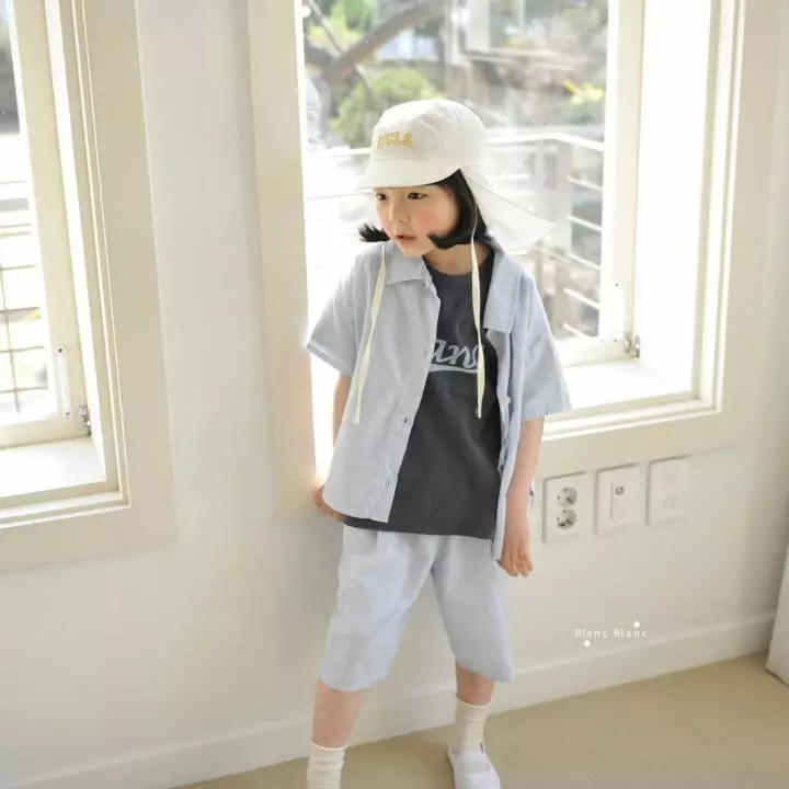 Blancblanc - Korean Children Fashion - #littlefashionista - Blanc Simple Tee - 6