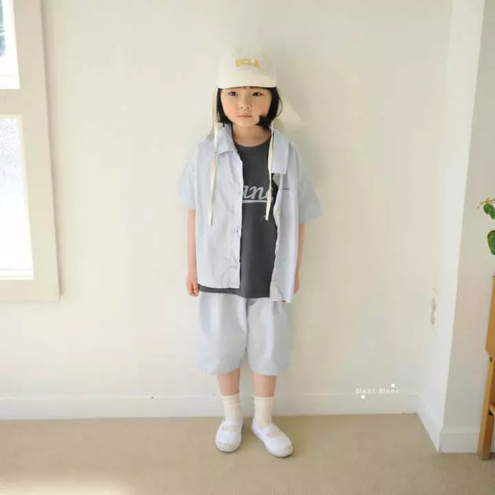 Blancblanc - Korean Children Fashion - #magicofchildhood - Blanc Simple Tee - 7