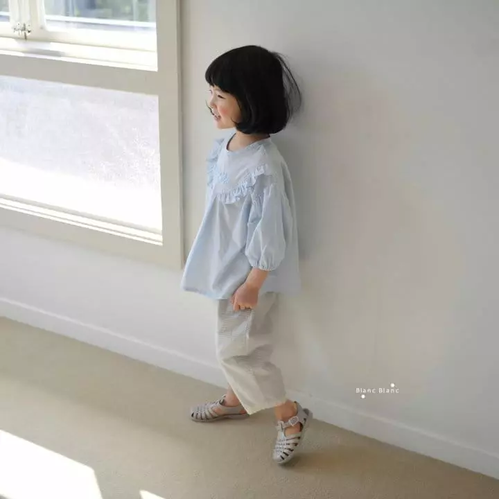 Blancblanc - Korean Children Fashion - #magicofchildhood - Quilting Wrinkle Blouse - 12