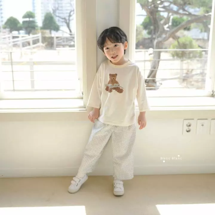 Blancblanc - Korean Children Fashion - #magicofchildhood - One Tuck Square Pants - 10