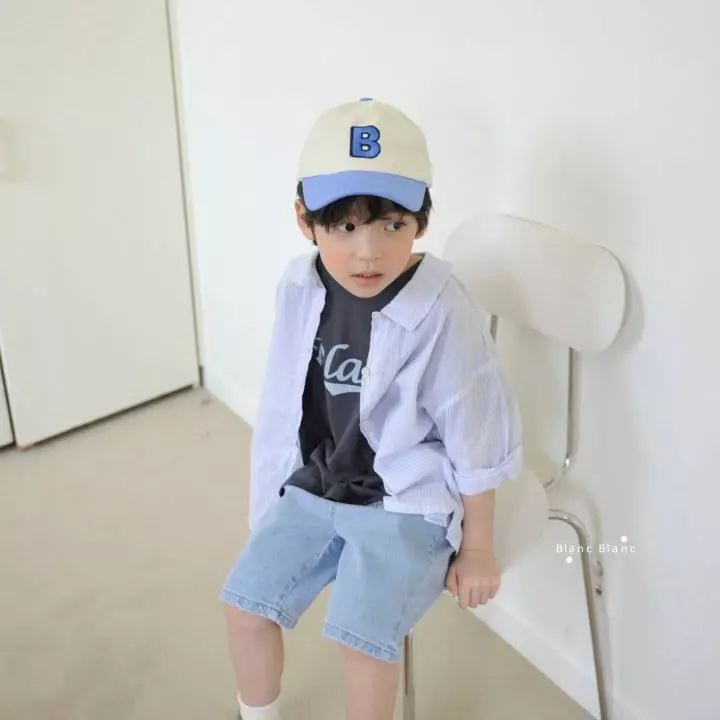 Blancblanc - Korean Children Fashion - #littlefashionista - Pocket Jeans - 4