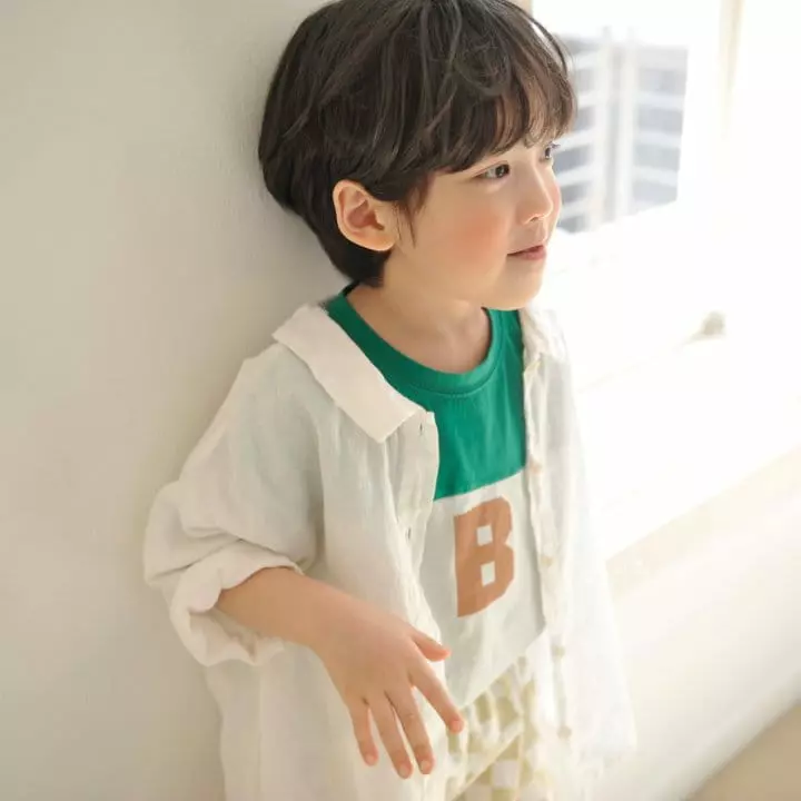 Blancblanc - Korean Children Fashion - #minifashionista - B Studant Tee - 6