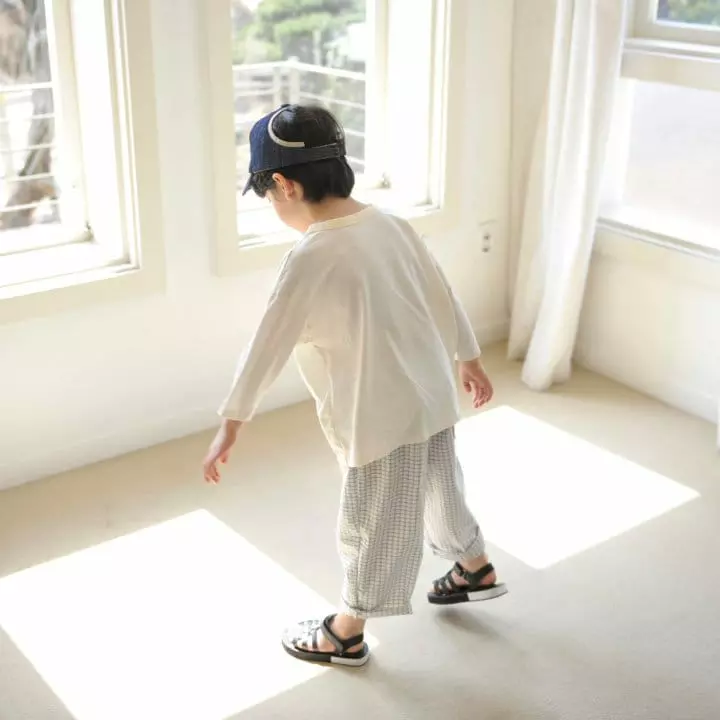 Blancblanc - Korean Children Fashion - #minifashionista - One Tuck Square Pants - 11