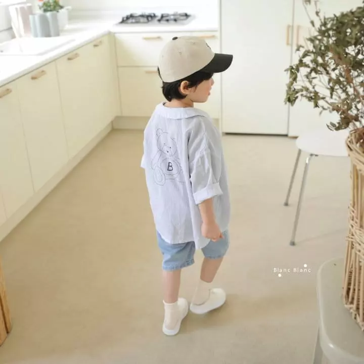 Blancblanc - Korean Children Fashion - #minifashionista - Pocket Jeans - 5