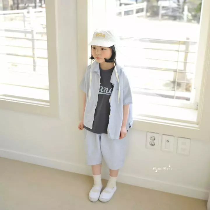 Blancblanc - Korean Children Fashion - #minifashionista - Shirt Top Bottom Set - 3