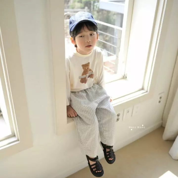 Blancblanc - Korean Children Fashion - #prettylittlegirls - Happy Bear Tee - 12