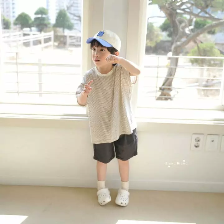 Blancblanc - Korean Children Fashion - #prettylittlegirls - Eco Pin Boxy Tee - 3