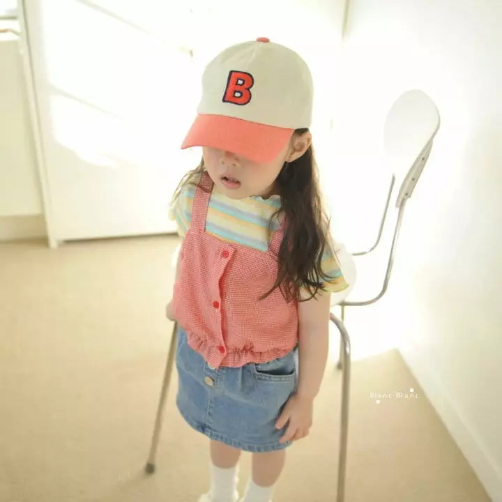 Blancblanc - Korean Children Fashion - #prettylittlegirls - Check Busiter