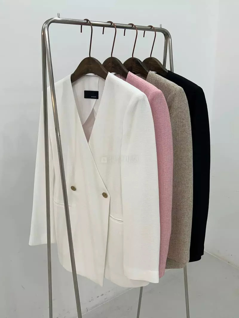 Boheme - Korean Women Fashion - #momslook - Rosy No Collat Jacket - 4