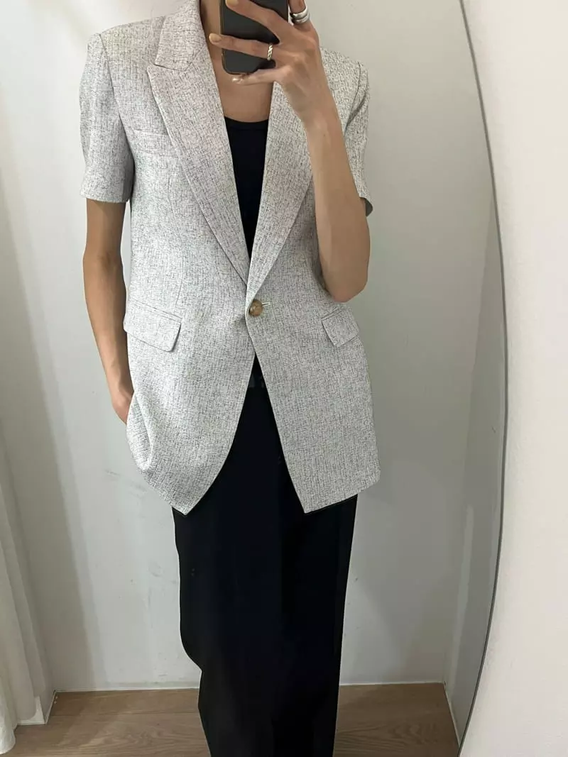 Boheme - Korean Women Fashion - #momslook - Mane Short Sleeves Jacket