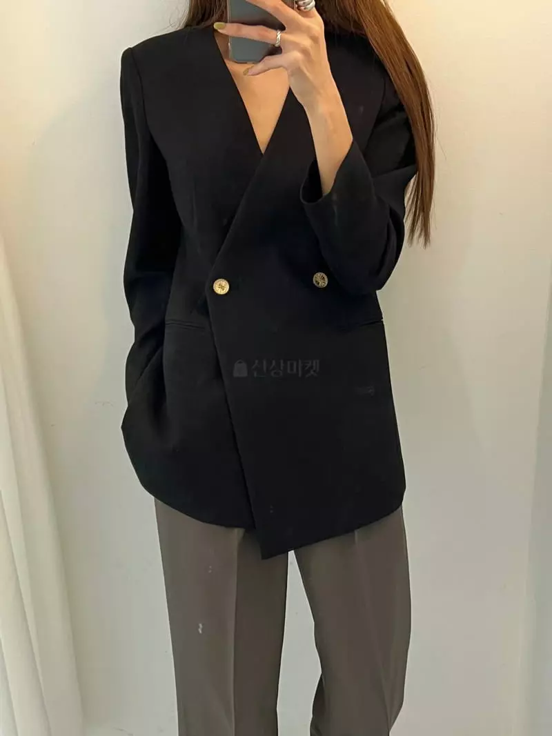 Boheme - Korean Women Fashion - #womensfashion - Rosy No Collat Jacket