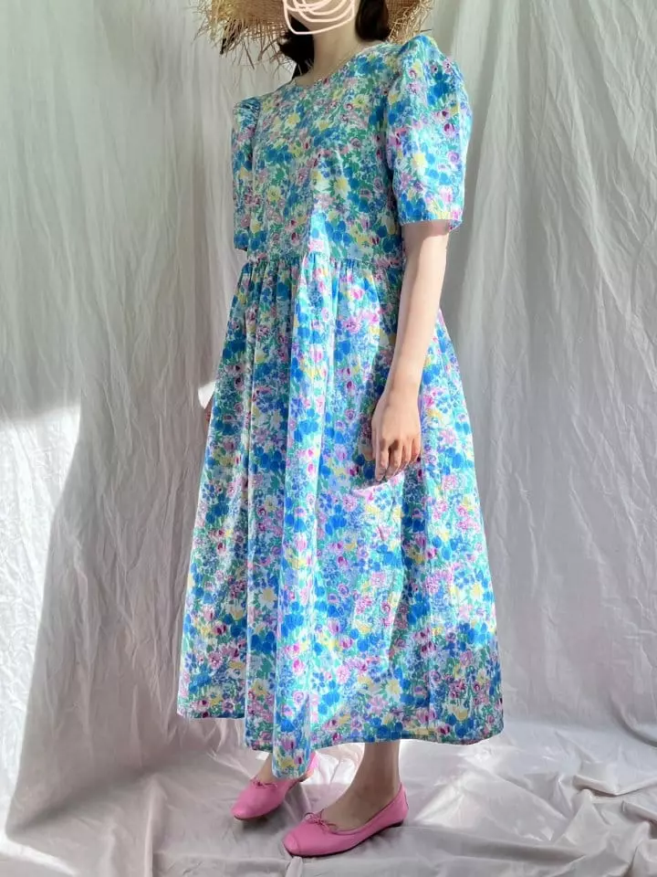 Bon Bon Butik - Korean Women Fashion - #momslook - Mom Floral One-piece - 10