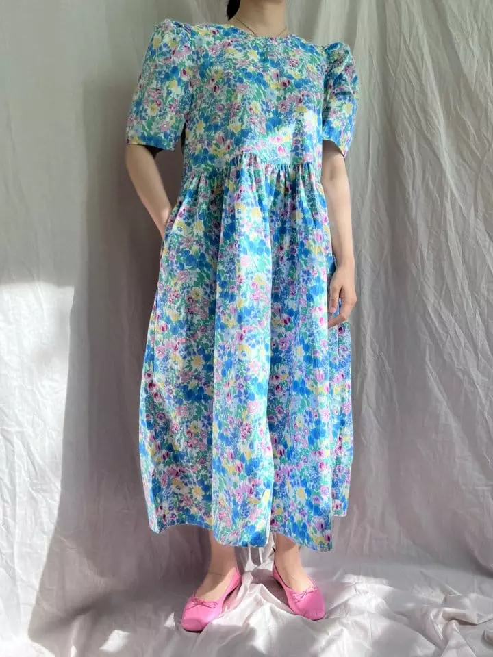 Bon Bon Butik - Korean Women Fashion - #momslook - Mom Floral One-piece - 2