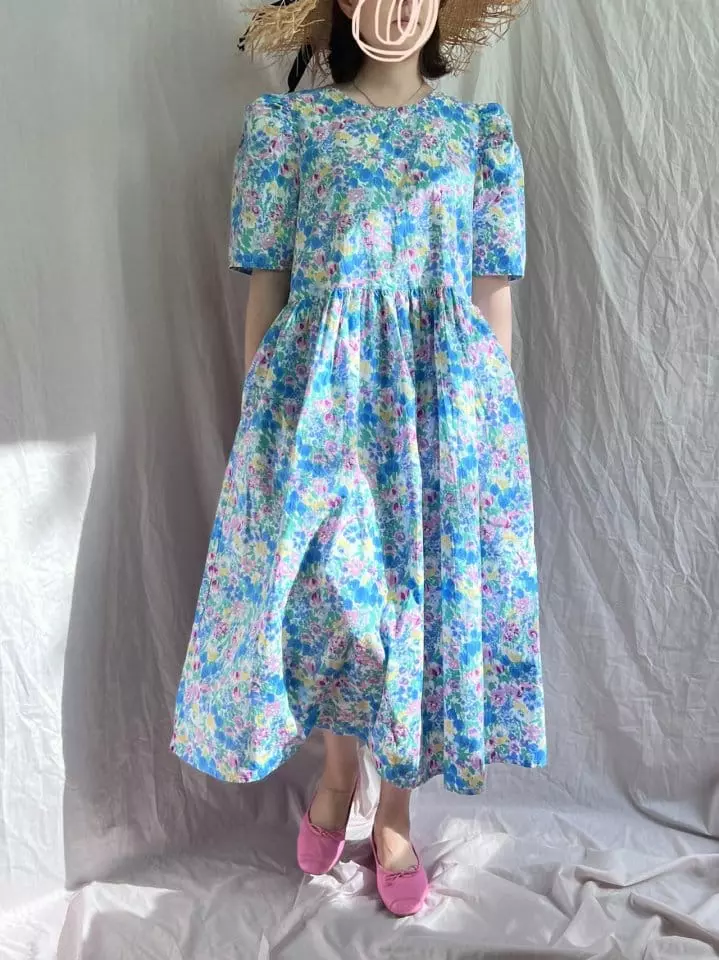 Bon Bon Butik - Korean Women Fashion - #womensfashion - Mom Floral One-piece - 4