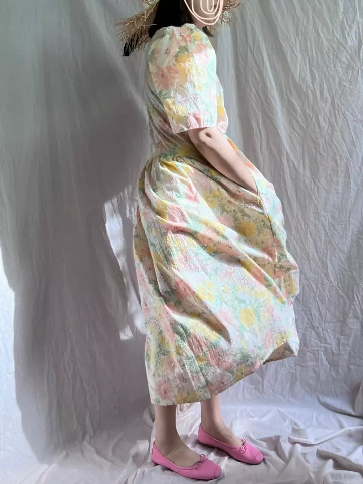 Bon Bon Butik - Korean Women Fashion - #womensfashion - Mom Floral One-piece