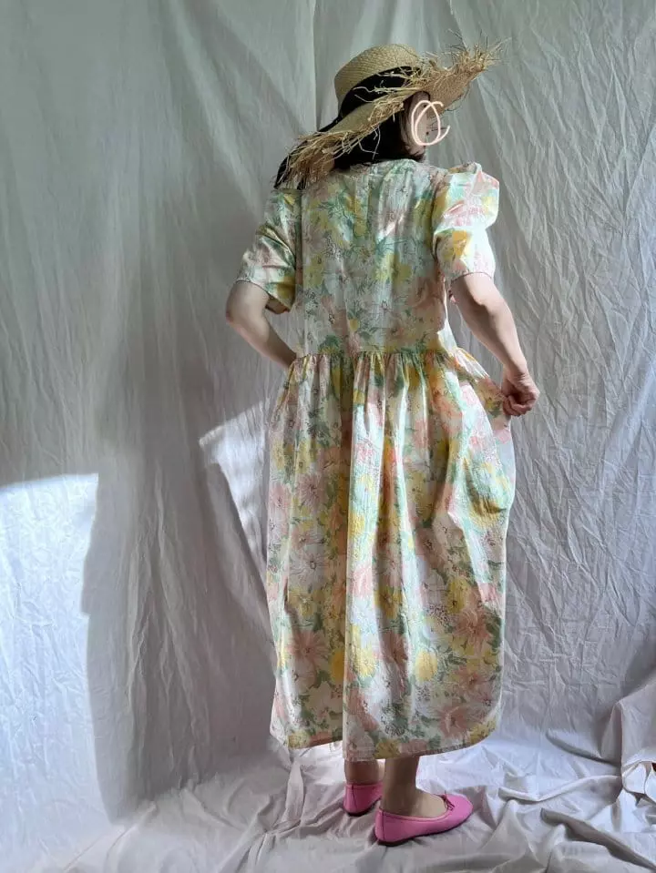Bon Bon Butik - Korean Women Fashion - #womensfashion - Mom Floral One-piece - 7