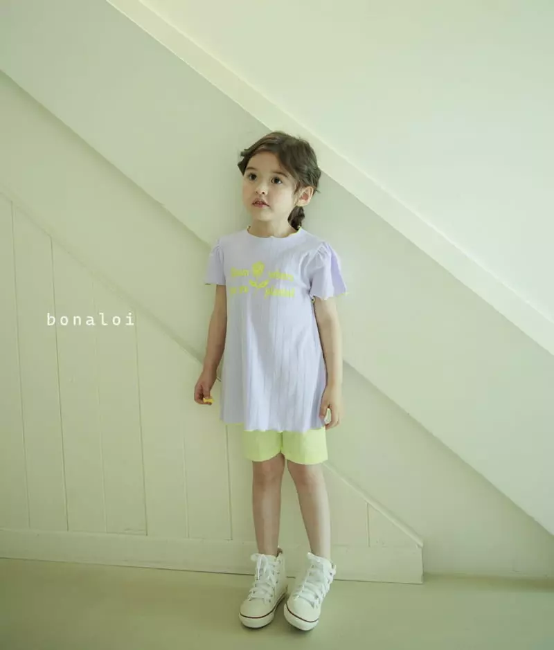 Bonaloi - Korean Children Fashion - #childofig - Volume Long Tee - 10