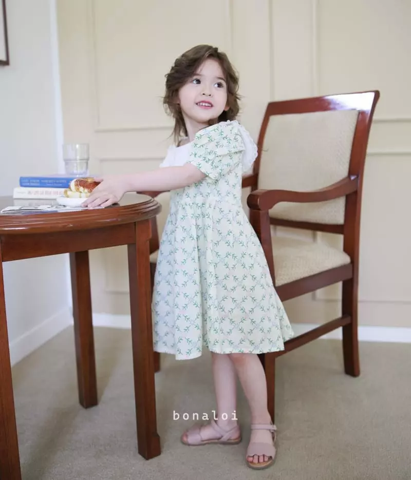 Bonaloi - Korean Children Fashion - #childofig - Dazzling One-piece - 10