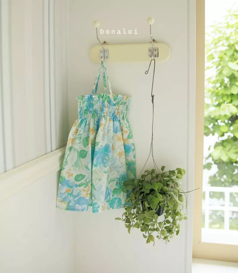 Bonaloi - Korean Children Fashion - #designkidswear - Shabil Smocked One-piece - 5