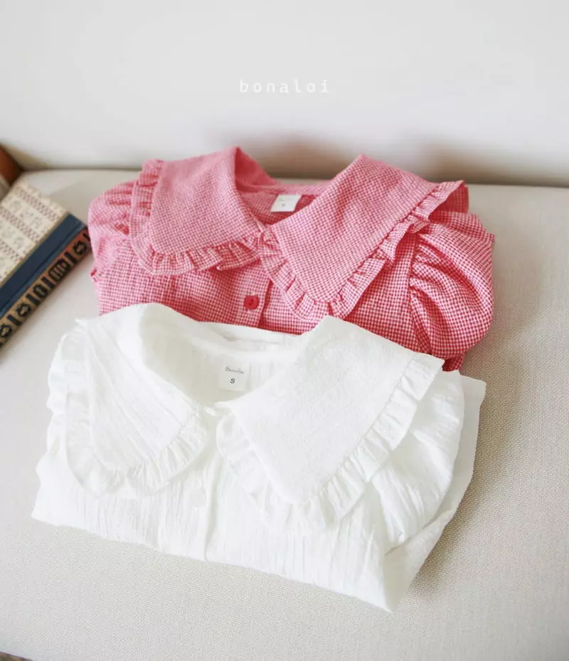 Bonaloi - Korean Children Fashion - #designkidswear - Chilly Smocked Blouse