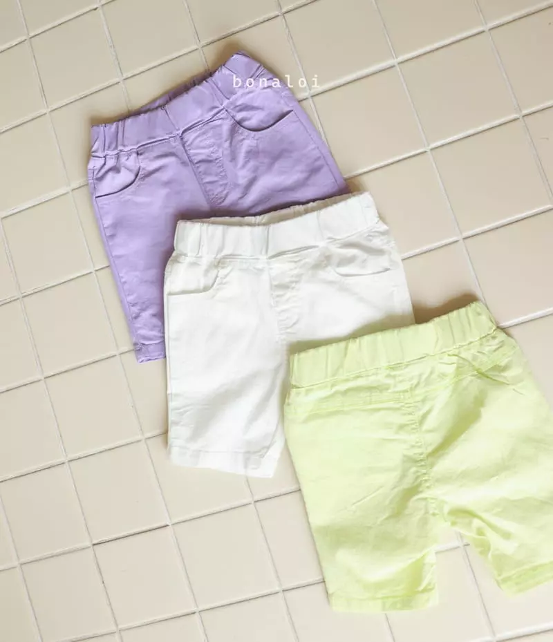 Bonaloi - Korean Children Fashion - #discoveringself - Slim Shorts - 5