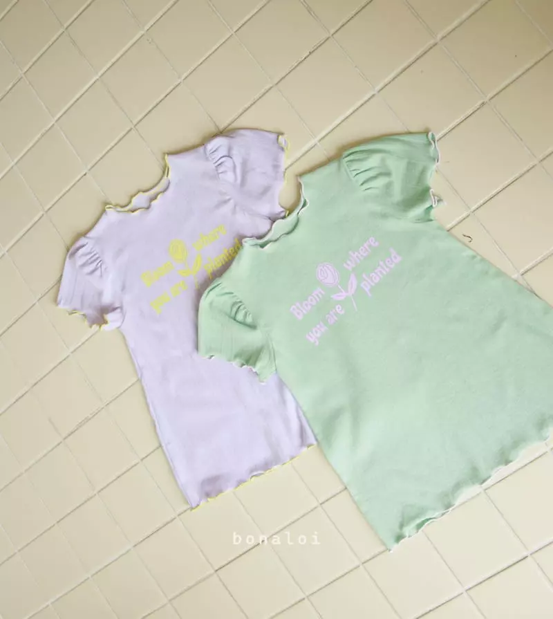 Bonaloi - Korean Children Fashion - #fashionkids - Volume Long Tee