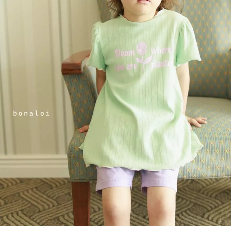 Bonaloi - Korean Children Fashion - #littlefashionista - Volume Long Tee - 6