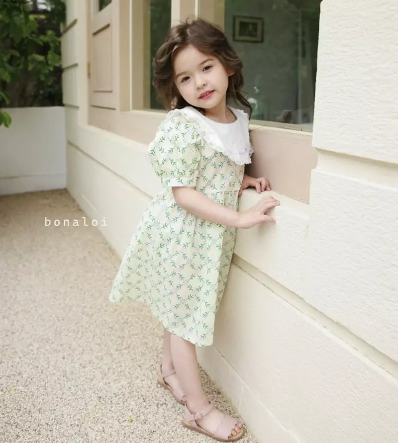Bonaloi - Korean Children Fashion - #minifashionista - Dazzling One-piece - 7