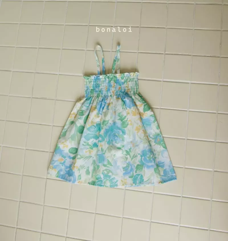 Bonaloi - Korean Children Fashion - #stylishchildhood - Shabil Smocked One-piece - 2