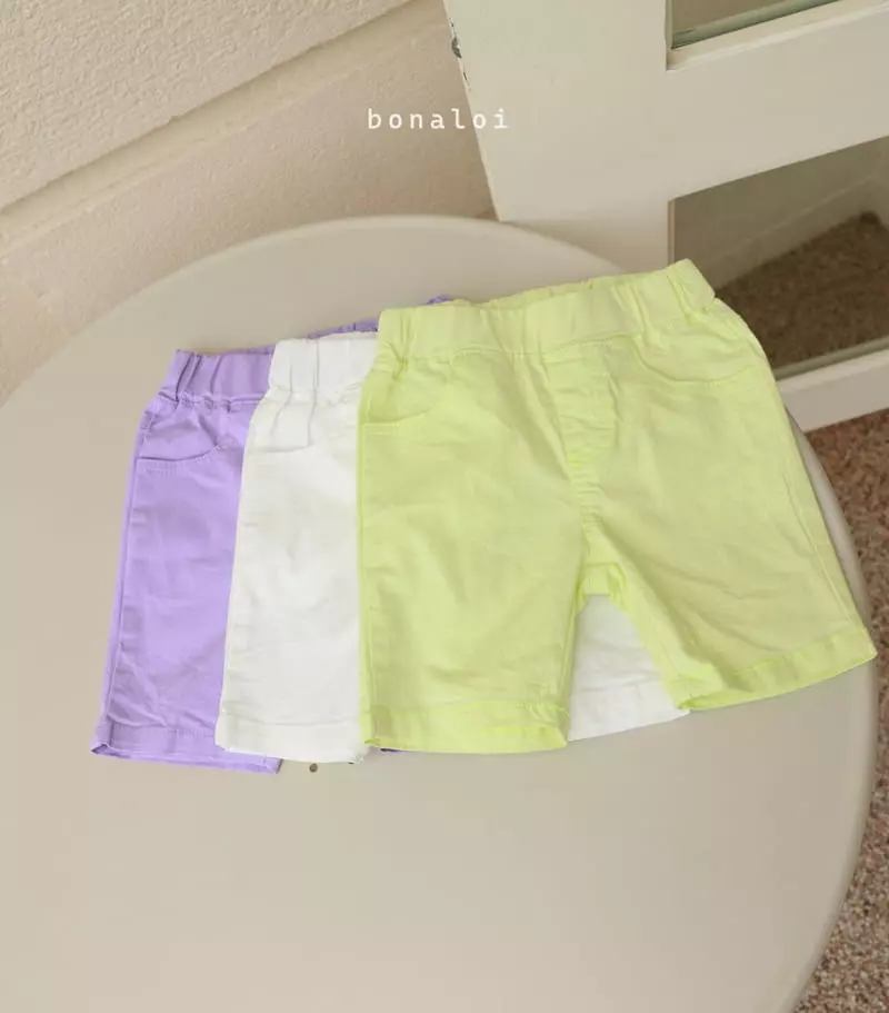 Bonaloi - Korean Children Fashion - #stylishchildhood - Slim Shorts