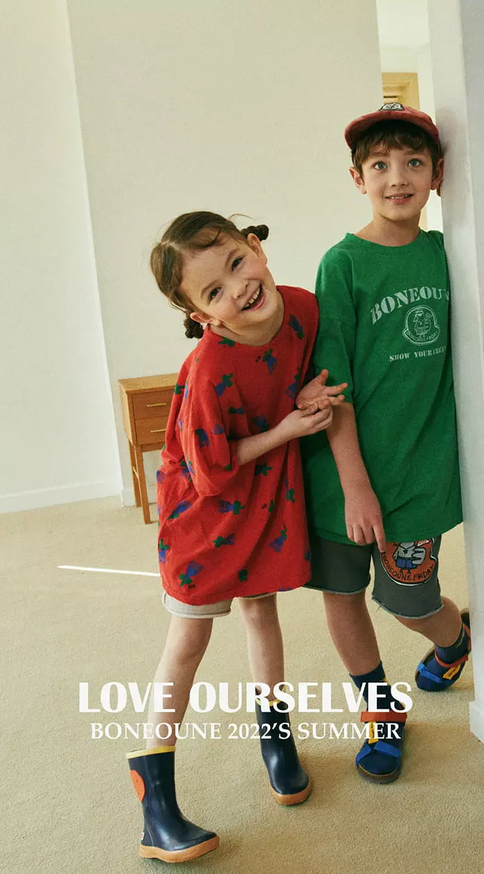 Boneoune - Korean Children Fashion - #Kfashion4kids - Blue Flower Tee - 9