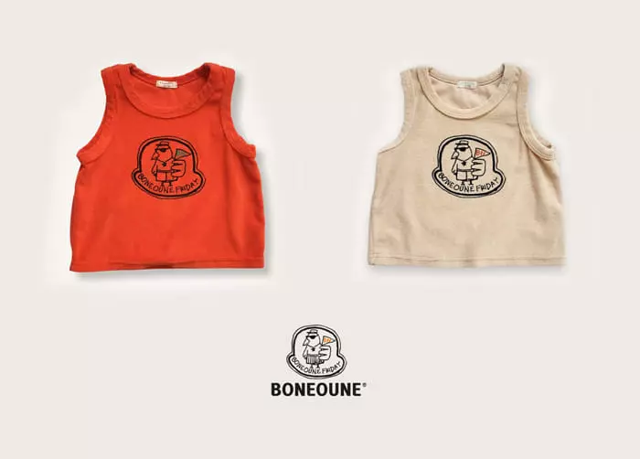Boneoune - Korean Children Fashion - #childofig - Dduvk Bone Towel Top Bottom Set - 2