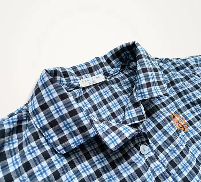 Boneoune - Korean Children Fashion - #childofig - Today Check Shirt - 6