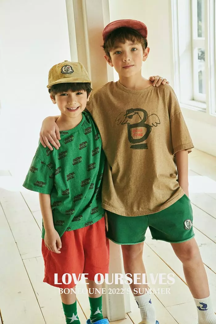 Boneoune - Korean Children Fashion - #stylishchildhood - B Bone Tee - 4