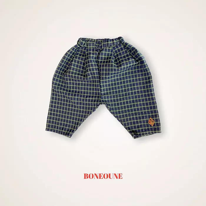 Boneoune - Korean Children Fashion - #childofig - Check PAnts - 4
