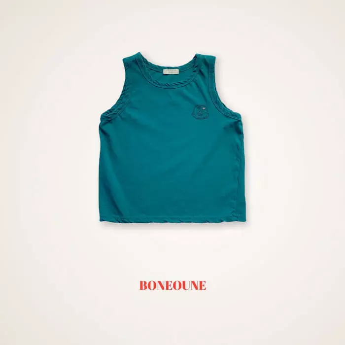 Boneoune - Korean Children Fashion - #childrensboutique - Col Col Sleeveless - 2