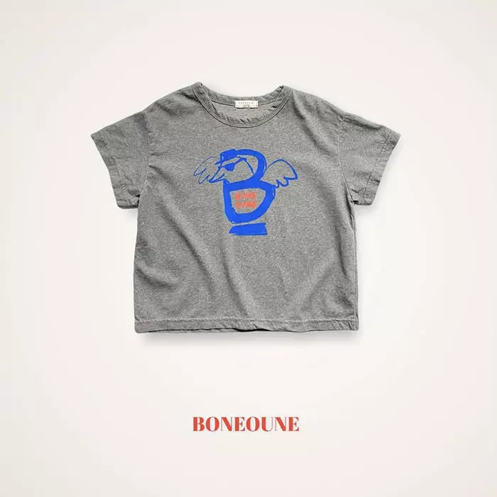 Boneoune - Korean Children Fashion - #childrensboutique - B Bone Tee - 5