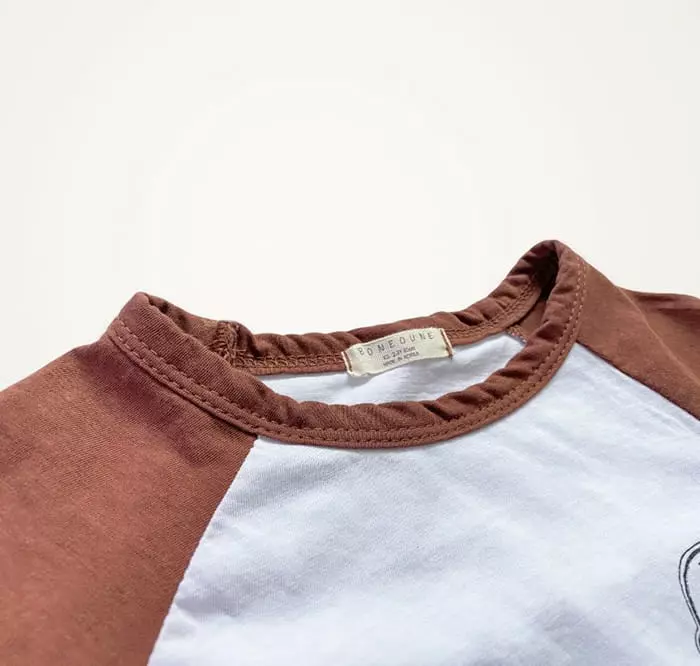 Boneoune - Korean Children Fashion - #childrensboutique - Bone Raglan Tee