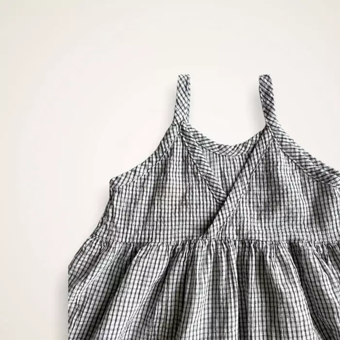 Boneoune - Korean Children Fashion - #discoveringself - Check Romi One-piece - 3
