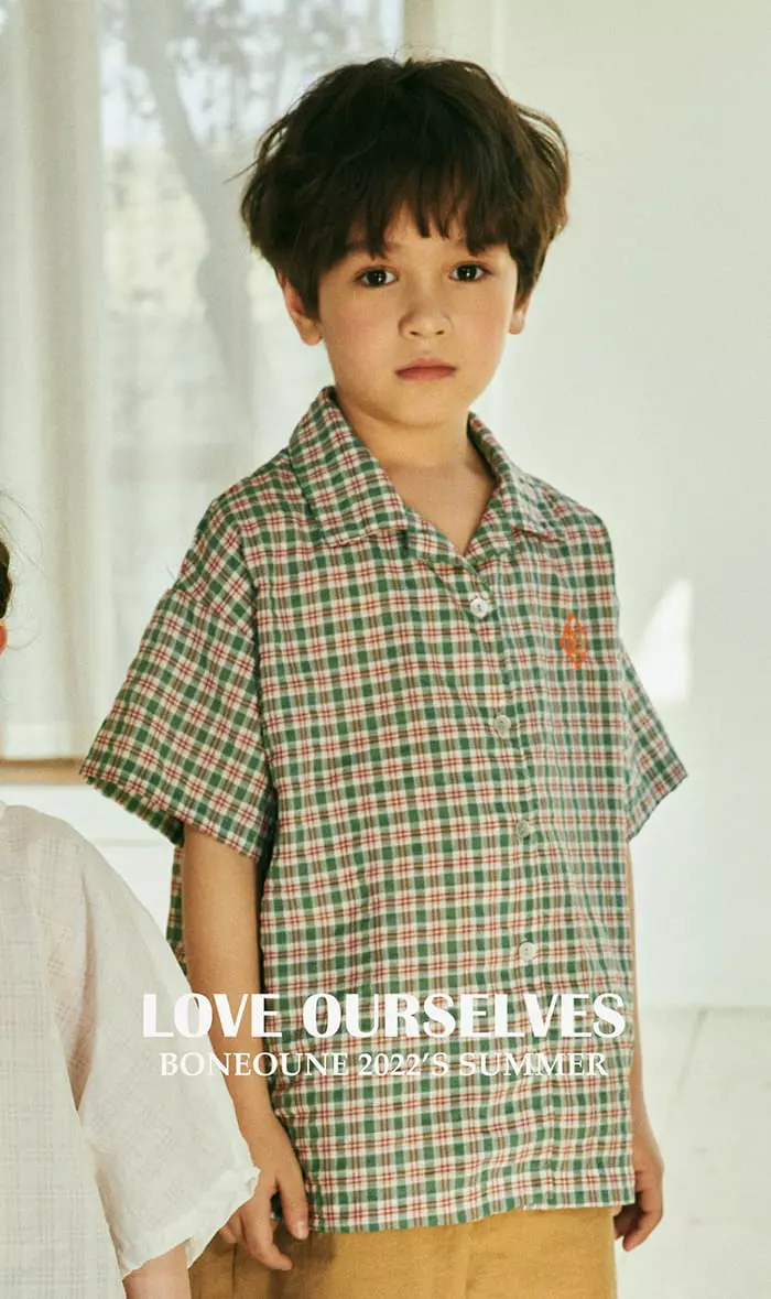 Boneoune - Korean Children Fashion - #fashionkids - Today Check Shirt - 10