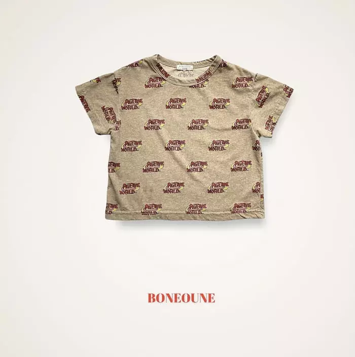 Boneoune - Korean Children Fashion - #discoveringself - Active Tee - 4