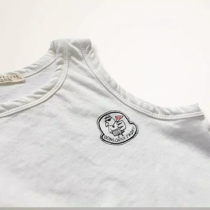 Boneoune - Korean Children Fashion - #kidsshorts - Col Col Sleeveless - 6