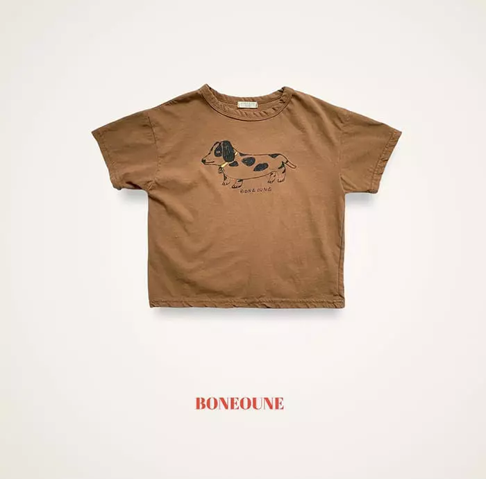 Boneoune - Korean Children Fashion - #kidsshorts - Puppy Tee - 2