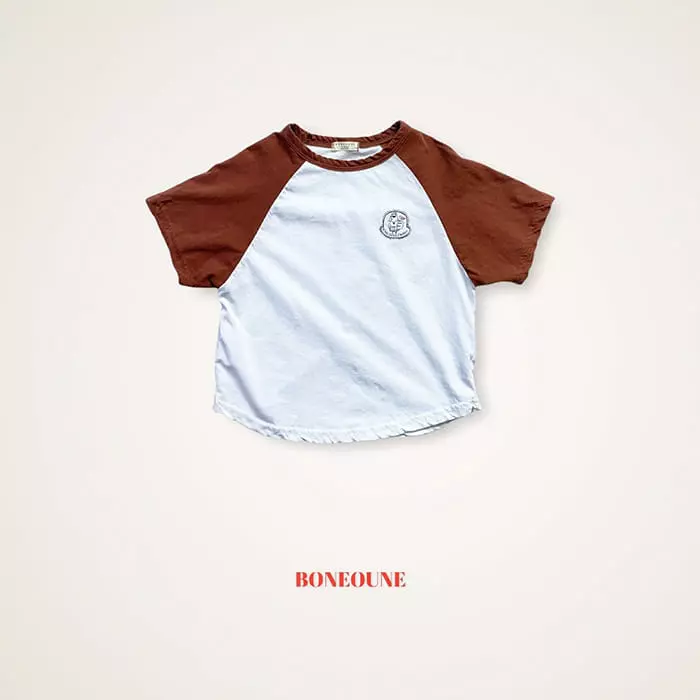 Boneoune - Korean Children Fashion - #kidsstore - Bone Raglan Tee - 6