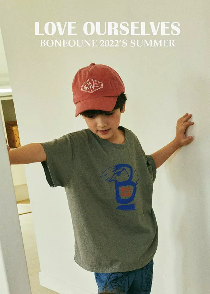 Boneoune - Korean Children Fashion - #kidzfashiontrend - B Bone Tee - 11