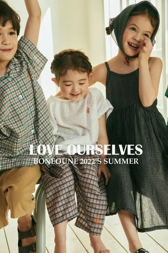 Boneoune - Korean Children Fashion - #littlefashionista - Check Romi One-piece - 9