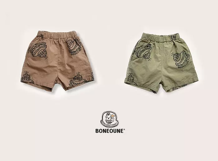 Boneoune - Korean Children Fashion - #littlefashionista - Planet Button Up Top Bottom Set - 2