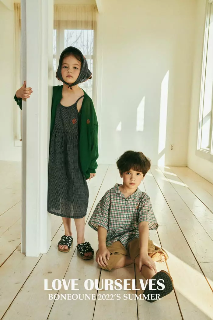 Boneoune - Korean Children Fashion - #magicofchildhood - Check Romi One-piece - 10