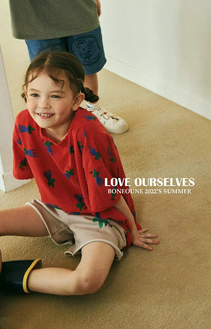 Boneoune - Korean Children Fashion - #magicofchildhood - Blue Flower Tee - 11