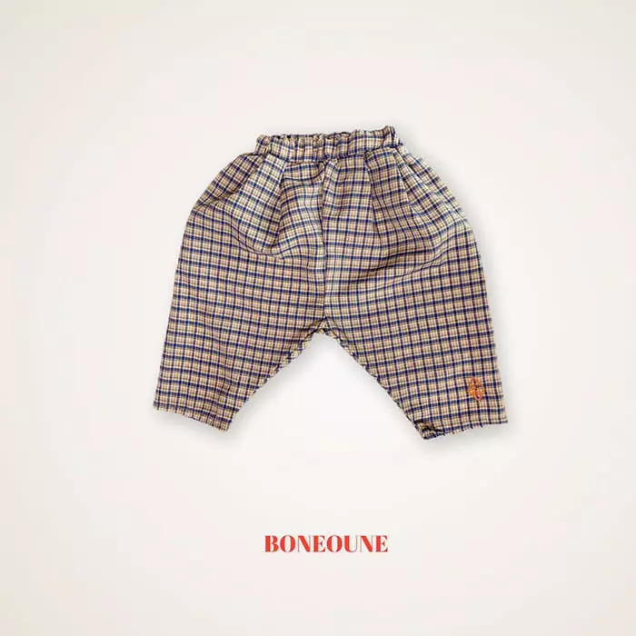 Boneoune - Korean Children Fashion - #minifashionista - Check PAnts